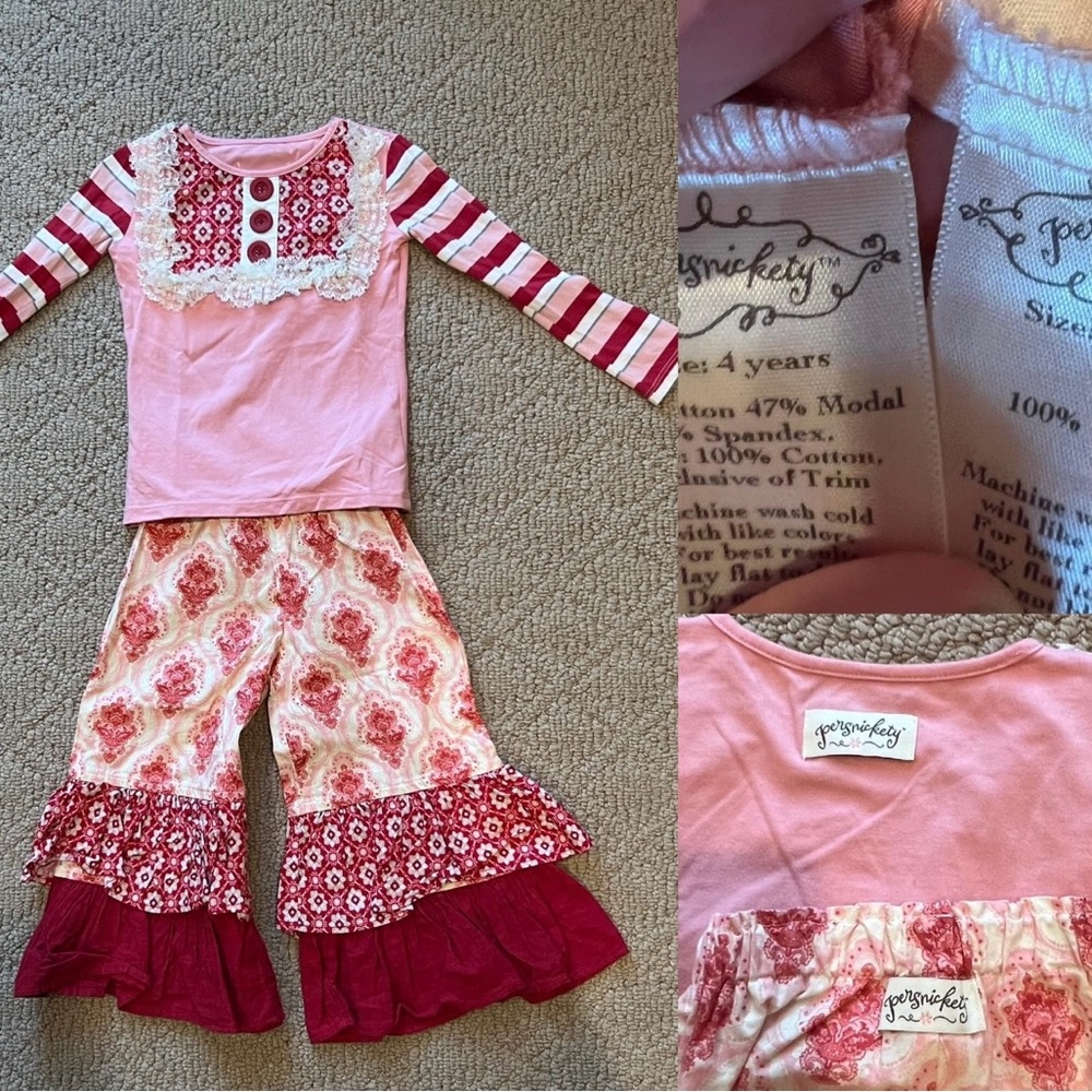 PERSNICKETY, VALENTINES! All items purchased new,only worn by my girls.
